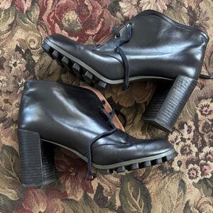 Robert Clergerie Black Heeled Boots 39